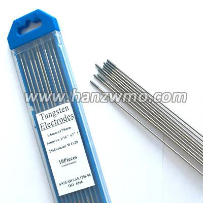 Volfrámelektróda wc{0}}% cérium (szürke)